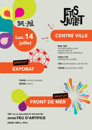 Fête de Saint-Paul - Programme du 14 juillet