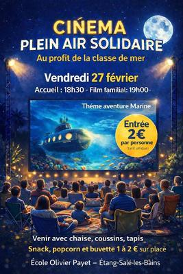 Cinéma plein air à l'Etang-Salé