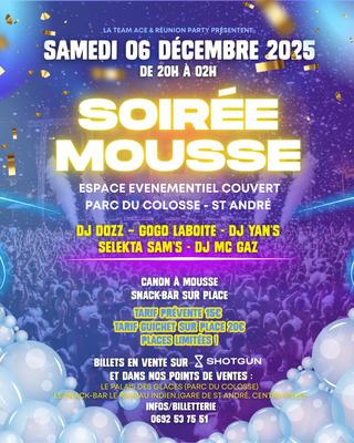 Soirée mousse à La Réunion