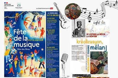 Programme Fête de la musique à l'Entre-Deux - La Réunion (974)