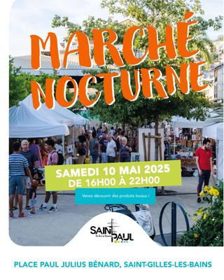 Marché nocturne à Saint-Paul (St-Gilles-les-Bains)