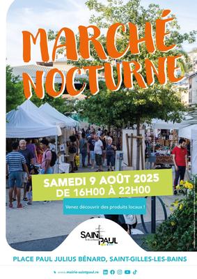 Marché nocturne à Saint-Paul (St-Gilles-les-Bains)