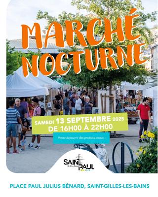 Marché nocturne à Saint-Paul (St-Gilles-les-Bains)
