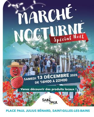 Marché nocturne à Saint-Paul / St-Gilles-les-Bains Marché nocturne à Saint-Paul (St-Gilles-les-Bains)