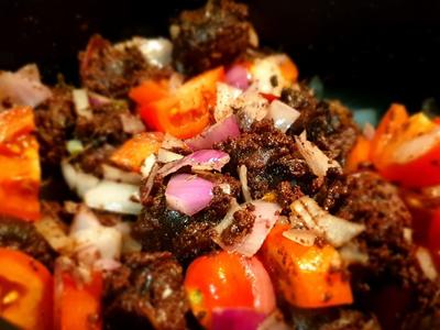 Rougail Boudin - Recette réunionnaise