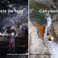 Tunnels de lave et canyoning avec Envergure Réunion
