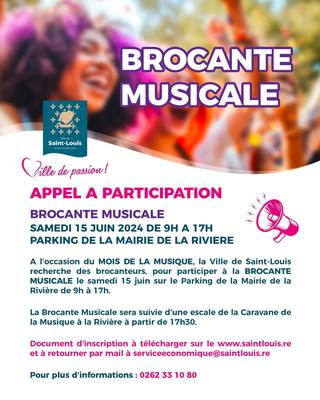 Brocante à Saint-Louis