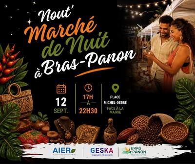 Marché de nuit à Bras Panon - La Réunion