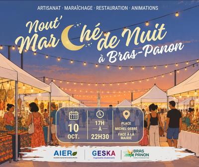 Marché de nuit à Bras Panon - La Réunion