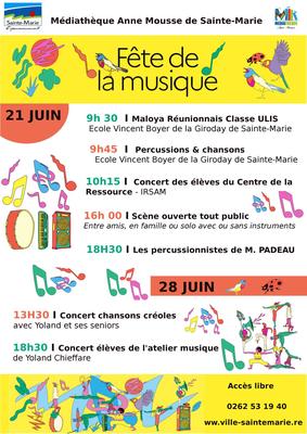 Fête de la musique à Sainte-Marie de La Réunion