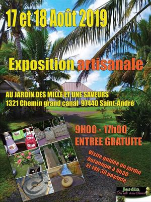 Exposition artisanale - Jardin des Mille et une saveur - Saint-André