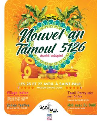 Nouvel an tamoul à Saint-Paul