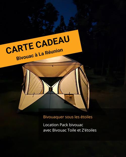 Idée cadeau nature bivouac pour noël