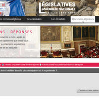 Le site de l'Assemblée Nationale