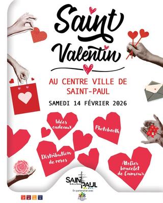 Saint-Valentin à Saint-Paul de La Réunion (974)
