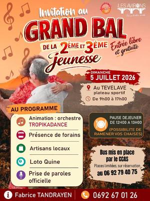 Grand Bal de la 3ème jeunesse au Tévelave / Les Avirons