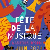 Fête de la musique à Saint Pierre de La Réunion - Affiche