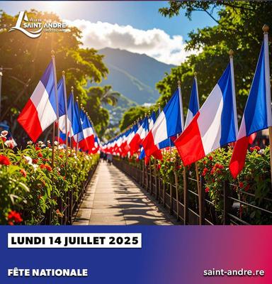 Programme de la fête nationale à St-André