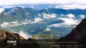Calendrier Février 2025 - Île de la Réunion