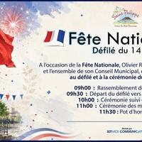 Fête nationale et cérémonie du 14 juillet à Saint-Philippe