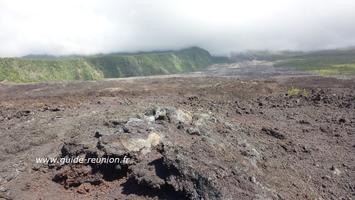 Roche volcanique de la coulée de lave de 2007