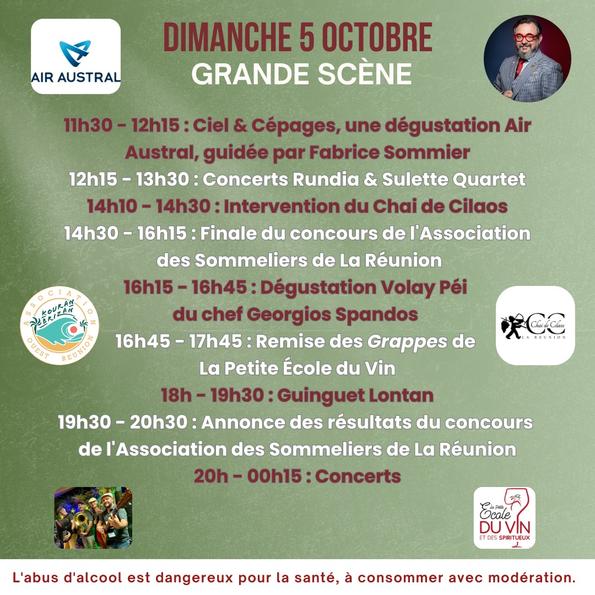 Programme Vinocité Dimanche