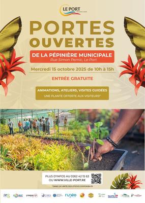 Portes ouvertes de la pépinière municipale du Port