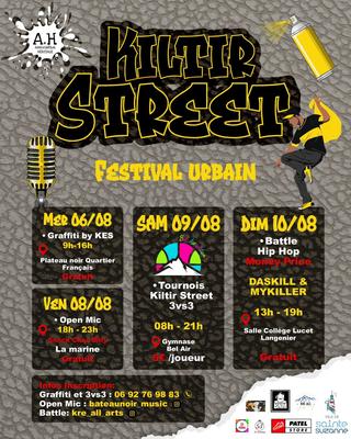 Kiltir Street - Festival Urbain à Sainte-Suzanne