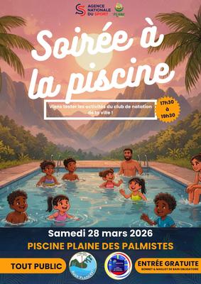 Soirée piscine à La Plaine des Palmistes Soirée piscine à La Plaine des Palmistes