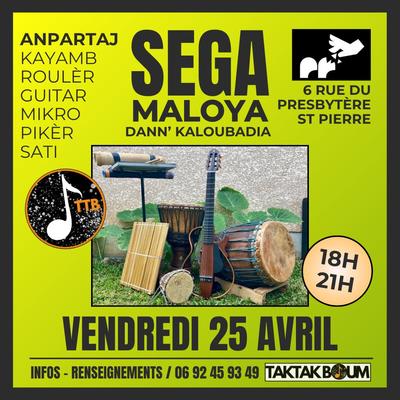 Ambiance sega maloya à Saint-Pierre