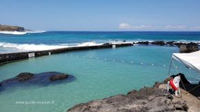 La piscine de la plage de Boucan Canot
