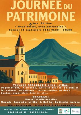 Journée du Patrimoine à Terre-Sainte « Nout kartié, nout patrimoine » Journée du Patrimoine à Terre-Sainte « Nout kartié, nout patrimoine »