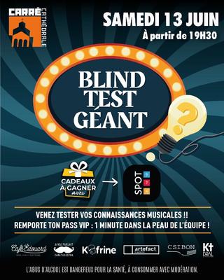Blind test géant au Carré Cathédrale - Saint-Denis de La Réunion (974)