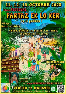 Festival Partaz Ek Lo Kèr  - Jardiner ses Passions - La Réunion