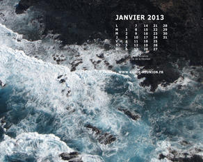Calendrier Janvier 2013