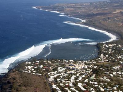 Etang Salé vue du ciel - Ile de la Réunion