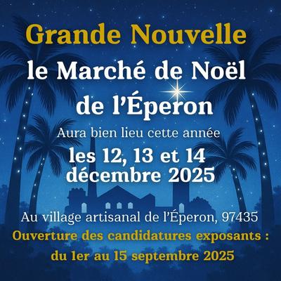 Marché de Noël Eperon - Saint-Gilles - La Réunion