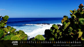 Calendrier Juin 2023 - Île de la Réunion