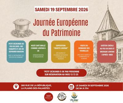 Journée européenne du patrimoine au Domaine des Tourelles