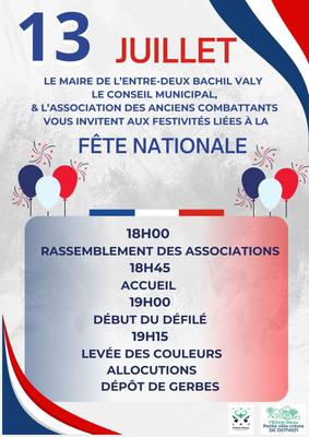 Fête nationale à l'Entre-Deux