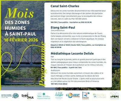 Journée mondiale des Zones Humides Journée mondiale des Zones Humides