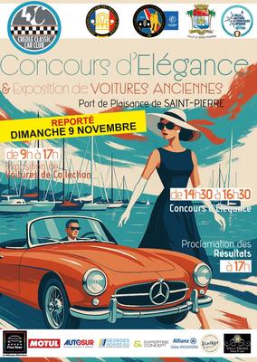Concours d’élégance & exposition de voitures de collection à Saint-Pierre