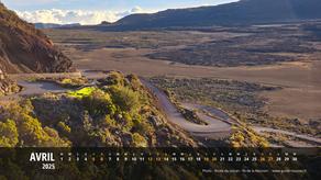 Calendrier Avril 2025 - Île de la Réunion