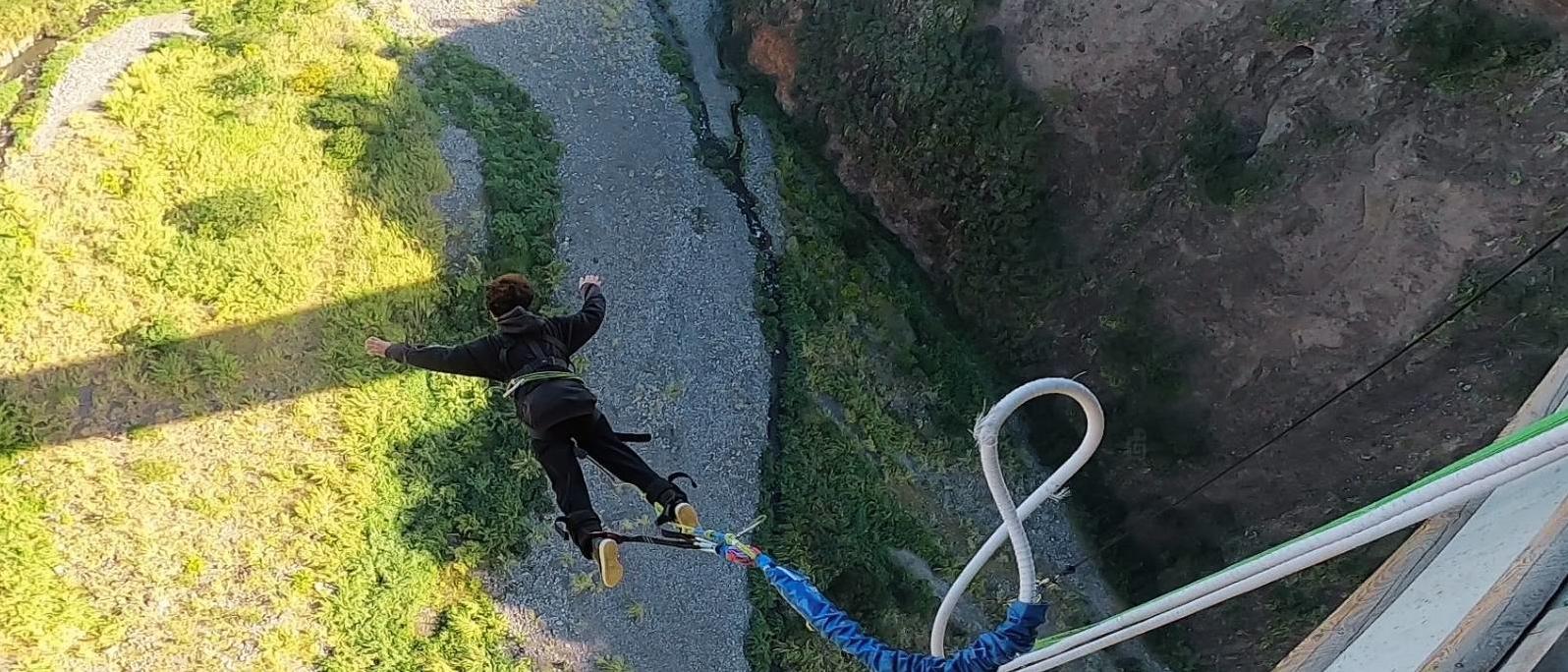 Saut à l'élastique à La Réunion