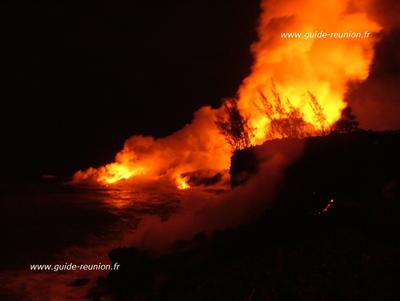 Eruption volcanique Réunion