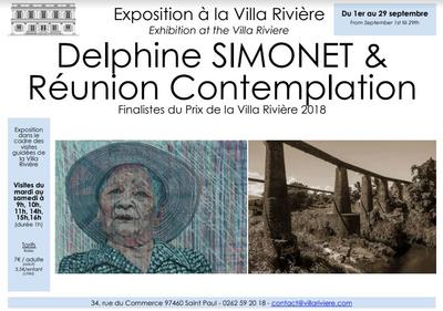 Exposition à la Villa Rivière - Delphine SIMONET et Réunion Contemplation 