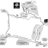 Plan d'accès CAF Sainte-Marie