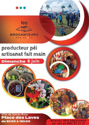 Brocante à Sainte-Rose