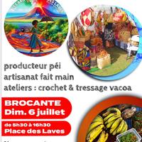 Brocante à Sainte-Rose