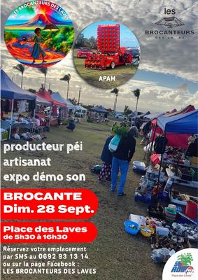 Brocante à Sainte-Rose